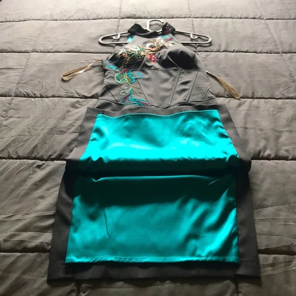 Karen Millen Oriental Dress With Corset - Picture 7 of 16